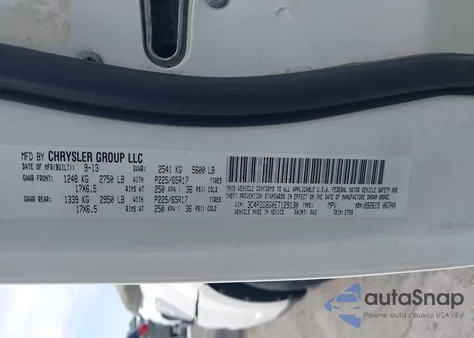 2014 Dodge Journey Sxt from USA, damaged, VIN 3C4PDDBG0ET129130